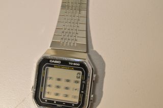 vintage Casio TC - 600 Digital Touch Sensor Calculator Wrist Watch A, 7