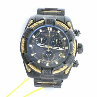 Invicta 26996 Mens Bolt Chronograph Date Stainless Steel Link Band Quartz Watch