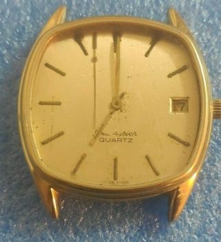 Vintage Omega Seamaster Quartz Cal 1337 Gold Plated Mens Watch