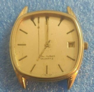 Vintage omega seamaster quartz cal 1337 gold plated mens watch 6