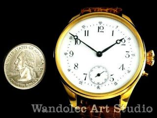 Blancpain Vintage Men ' s Wrist Watch Gold Noble Design Classic Mens Wristwatch 11