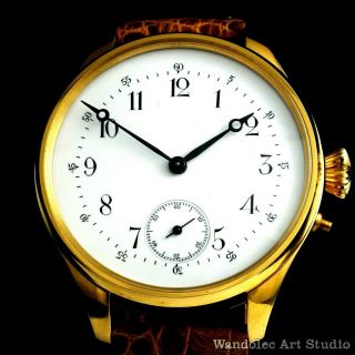 Blancpain Vintage Men ' s Wrist Watch Gold Noble Design Classic Mens Wristwatch 3