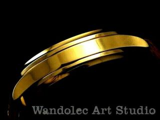 Blancpain Vintage Men ' s Wrist Watch Gold Noble Design Classic Mens Wristwatch 9