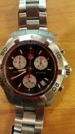 Tag Heuer Aquaracer Chronograph Stainless Steel Watch Caf1110