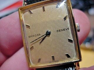 Vintage Swiss Gold Sarcar Geneve 17 Jewels Men Watch K 73 132