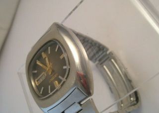 Vintage MEN ' s 1976? SEIKO 6309 - 5029 AUTOMATIC 17J DAY DATE WATCH 3