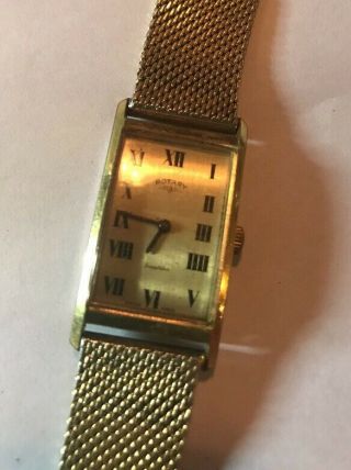 Vintage Rotary Gold Plated Mechanical Watch