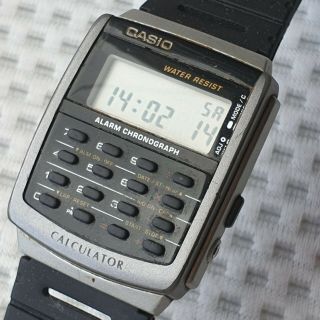 Vgc Casio Ca - 56 Calculator Boys,  Mens Watch,  35.  5 Mm