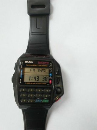 Casio Cmd - 40 Wrist Remote Controller Alarm Chrono Calculator Lcd Watch Qw - 1174