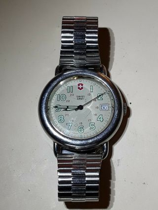 Vintage Swiss Army Watch Mens Cavalry Water Resistant Collectible