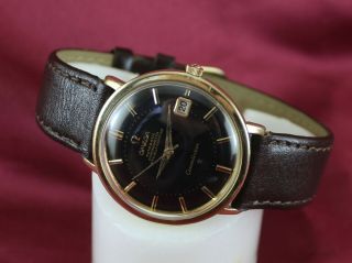 Omega Constellation Chronometer 168.  004 Gold Plated/steel Watch.  Cal.  561.  1966