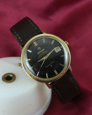 OMEGA Constellation Chronometer 168.  004 Gold Plated/Steel Watch.  Cal.  561.  1966 2