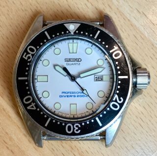 Rare 1980’s Vintage Seiko 2a22 Ladies/unisex Divers Quartz Watch Made In Japan