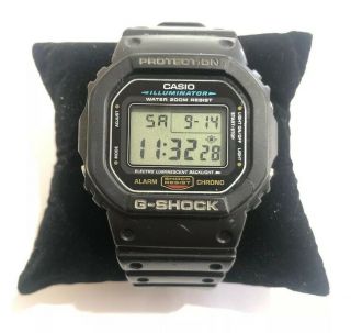 Casio G - Shock Dw - 5600e (1545) Alarm Chrono Digital Resin Watch 200m Vintage