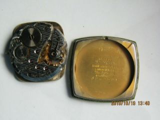 Vintage Men ' s Hamilton 747 watch 10k gold filled for parts/repair 85 4