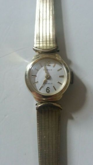 Vintage Perfex Rolled Gold Ladies 17 Jewel Wind Up Watch,
