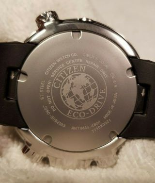 CITIZEN Promaster Aqualand BN2024 diver ' s watch 200m ECO Drive Depth gauge Japan 10