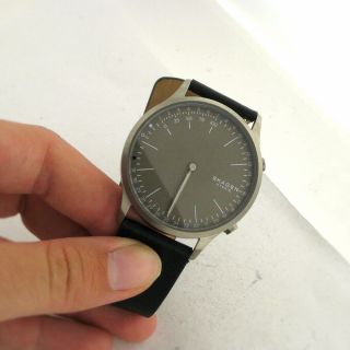 Skagen Skt1203 Titanium Leather Band Hybrid Smart Watch Not