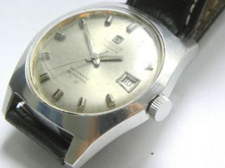 1970 ' s tissot visodate seastar T12 all steel automatic wind vintage watch 3