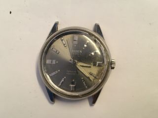 Men’s Vintage Citizen Para Water Wind Up Wristwatch Rare