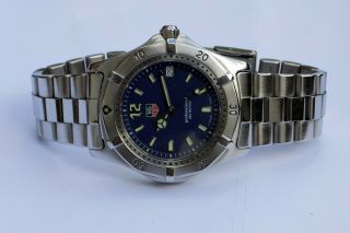 Tag Heuer 2000 Series Wk1113 38mm Blue Dial Watch