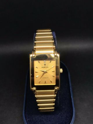 Montag 22k Gold Electroplated Womens Swiss Made Quartz Watch