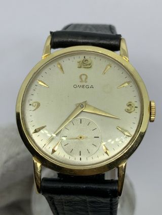 Vintage Omega 14k Solid Gold Sub - Second Cal.  420 Hand - Winding