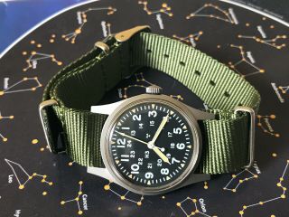 Extra Hamilton US military issued men ' s watch,  collectible H3 Radium dial 3