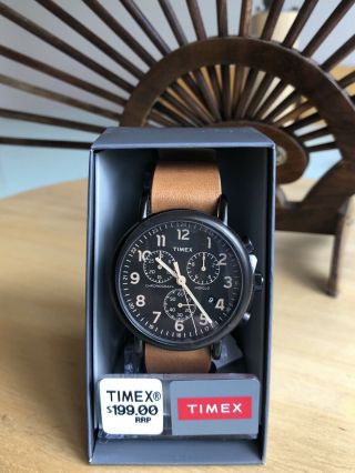 Timex Weekender Mens Chronograph Watch Half Price Rrp $199