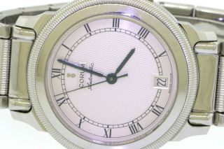 Corum Temps Mecanique SS high fashion automatic men ' s watch w/ date 3