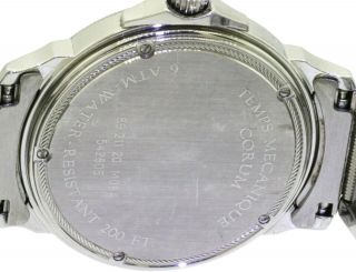 Corum Temps Mecanique SS high fashion automatic men ' s watch w/ date 6