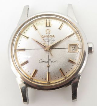 Vintage 1961 Omega Constellation Steel 561 Automatic Ref 14393 Watch - $1 N/r