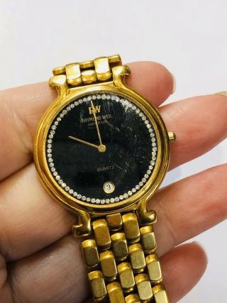 Men’s Gold Plated Raymond Weil Wrist Watch For Spares Or Repairs