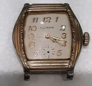 Vintage Illinois Watch Co.  Springfield.  17 Jewel 515 646.