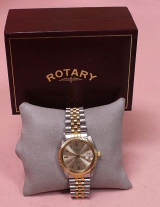 Gents Rotary Swiss Made Quartz Wristwatch Spares/repairs - S32