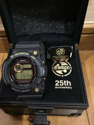 Casio G - Shock Frogman Gw - 225a - 1jf 2008 Wrist Watch 25th Anniversary Dawn Black