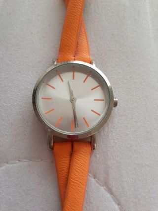 Children ' s Watches.  One orange & one blue with 7 adjust holes in strap 2