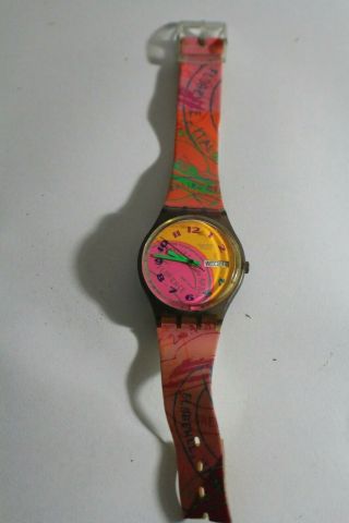 Ag 1992 Swatch Quartz Wrist Watch