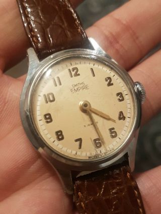 Vintage Smiths Empire 5 Jewel Made In Great Britain Watch.