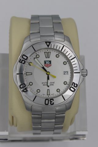 Tag Heuer Wab1111.  Ba0801 Silver Aquaracer Watch Mens $2200 Crystal 300m