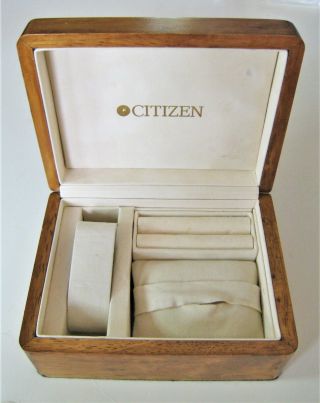 Citizen Watch Box Made Of Wood