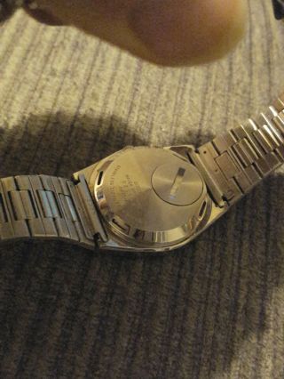 Vintage Seiko Quartz Analogue Watch Silver Bracelet Spare Repair 4