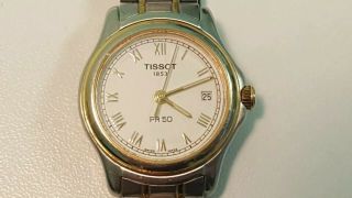 Ladies Tissot Pr 50 1853 Stainless Strap Wristwatch.  Sapphire Crystal & Boxed.