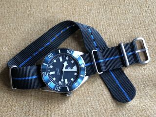 Nth Nacken Blue No Date Automatic Dive Watch