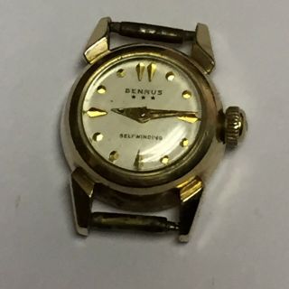 Vintage Benrus Automatic 17 Jewel Gold Filled Woman’s Watch—waterproof,