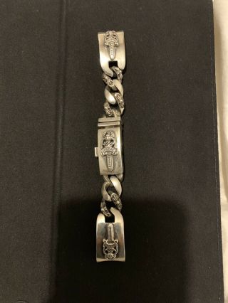 Vintage Chrome Hearts Sterling Silver Watch Band
