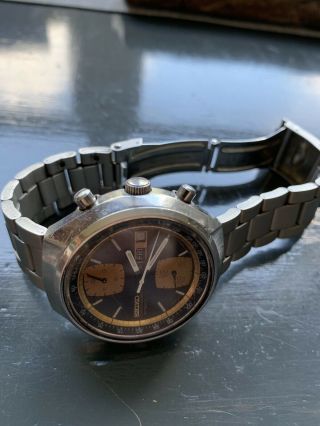 SEIKO JOHN PLAYER SPECIAL Automatic Chronograph 6138 - 8039 Day Date RUNS 6