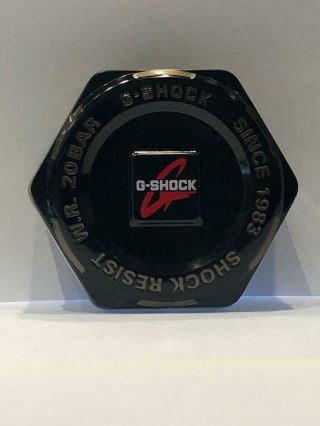 Casio G - Shock Tin Box Presentation Case Authentic For Storage Store Display