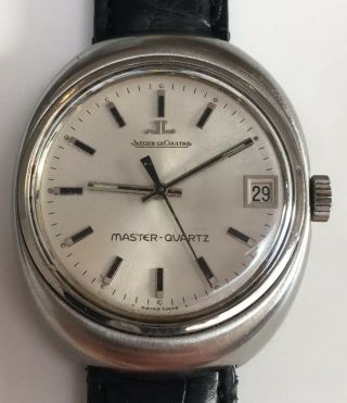 Jaeger Lecoultre Master Quartz Vintage Date Watch All Stainless
