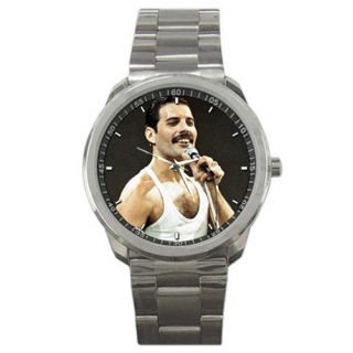 Queen Rock Band Freddie Mercury Watch Stainless Steel Men 